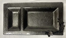 Michael Aram Black Orchid 2 Compartment Serving Dish Tray, Holiday Entertaining 