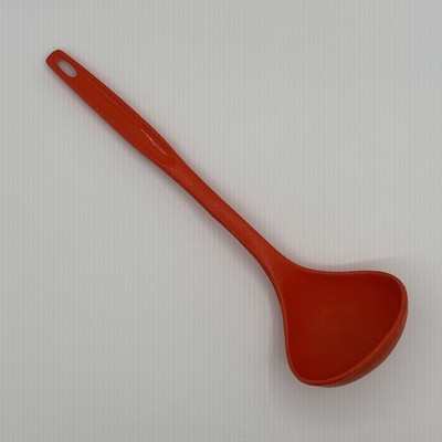 Vintage Foley Orange Nylon Plastic Soup Ladle Kitchen Utensil Dipper Spoon