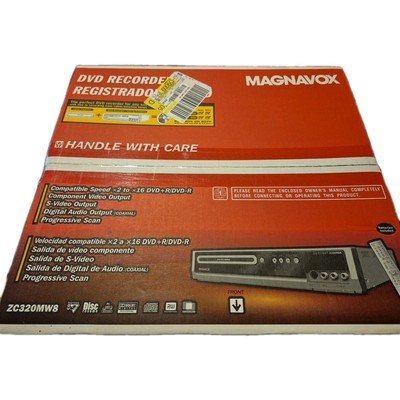 Magnavox DVD Recorder ZC320MW8 w/ Remote, Cables, & Quick Start Guide New NOB