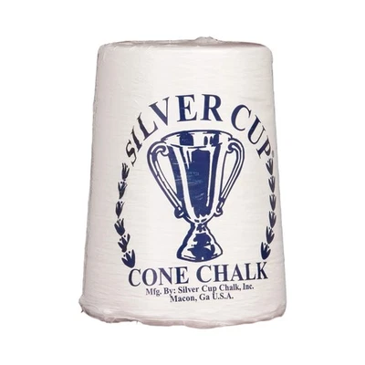 SILVER CUP billiard pool cone chalk white for players hand grip drying cue control