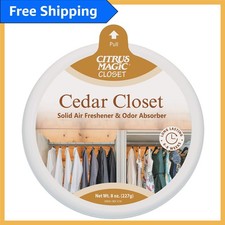 Cedar-Scented Solid Air Freshener - Lasting Odor Absorption 8 oz Magic Formula