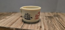 Vintage Old Spice Milk Glass Shaving Mug Ship Grand Turk Salem 1786 Nautical