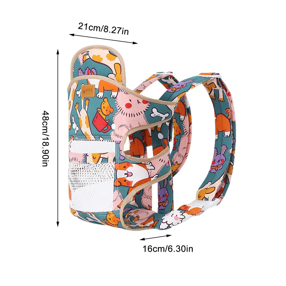 4-in-1 Newborn Infant Baby Carrier Breathable Ergonomic Adjustable Backpack US - Image 4 of 4