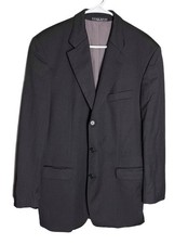 Hugo Boss Super 100 Angelico/ Lucca Men s Blazer Suit Jacket Dark Gray Size 44L