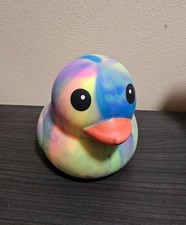 Sunny Days Jumbo Squeezy Duck   Tie-Dye Squishy Stress Relief Toy   New