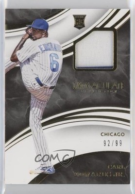 2016 Panini Immaculate Swatches 92/99 Carl Edwards Jr #IS-CE Rookie RC 0r4