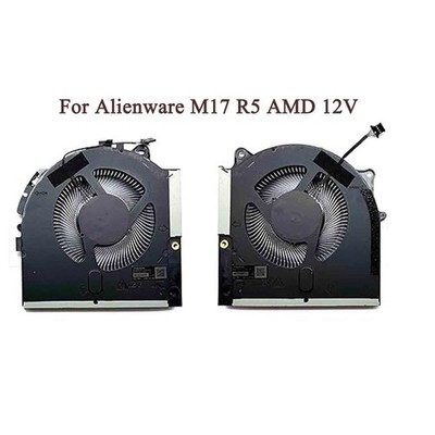 12V New CPU+GPU Cooling Fan for DELL Alienware M17 R5 AMD 2022 M17R5 Laptop
