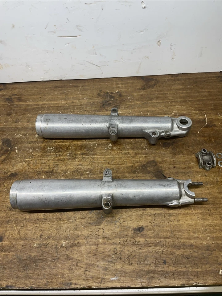 Patas de horquilla delanteras deslizantes OEM Harley Hydra Glide Duo Glide Panhead Servicar Foto 4 de 4