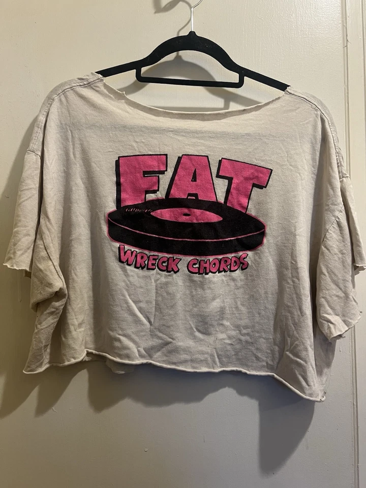 Camisa corta Nofx Liza Louise años 90 XL 1991. Bien usado/amado. Acordes de Fat Wreck Foto 2 de 3