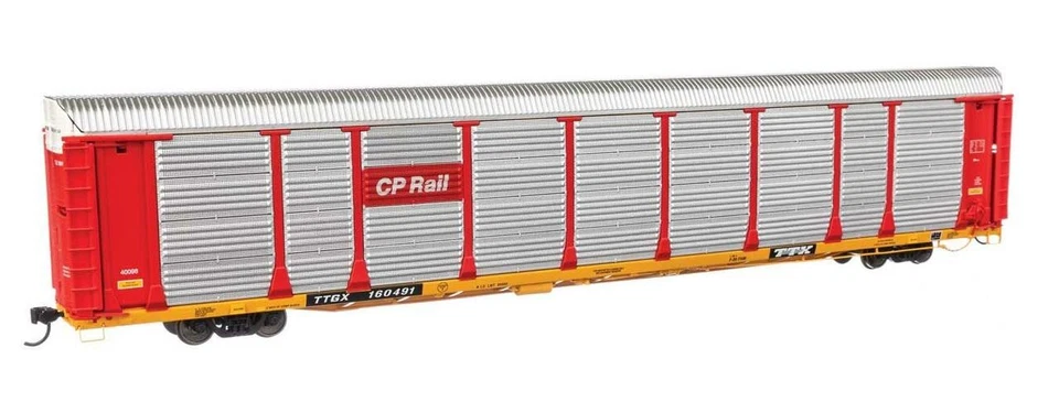 Walthers Proto HO Scale ~ 89' Bi-Level Auto Rack ~ Canadian Pacific ~ 920-101513 - Image 4 of 4