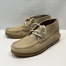 Yuketen Made In USA Men’s Moc Toe Moccasin Chukka Boots Sand Beige Suede Size 8