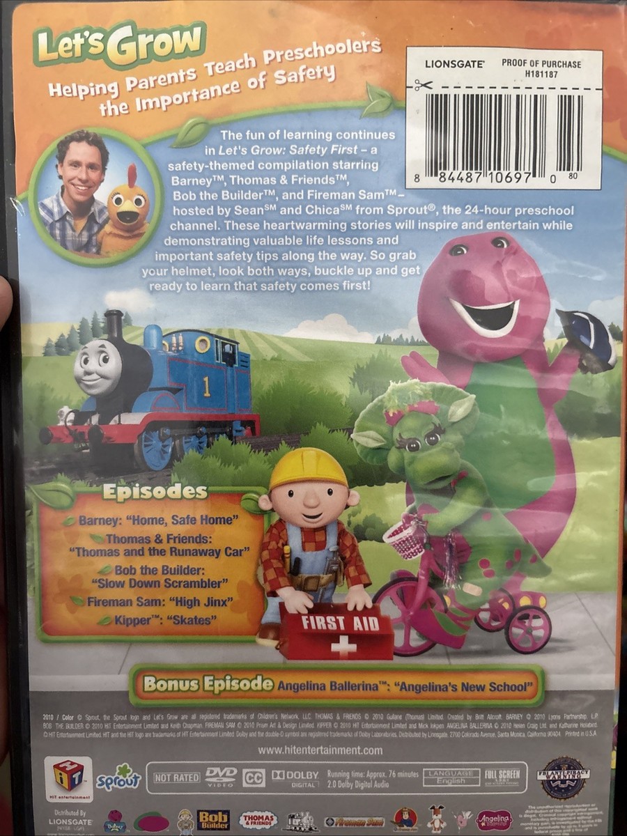 Lets Grow: Safety First (DVD, 2010) for sale online | eBay