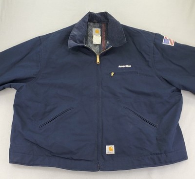 Carhartt Detroit Jacket J209 DNY 3XL Navy Blue USA AmeriGas