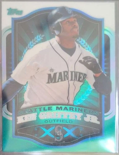 Topps Parallel Refractors Ken Griffey Jr. Seattle Mariners Baseball Card