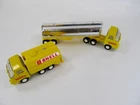 Vtg 1978 Tonka Toys - Tiny /Mini Tonka Shell Tanker Semi & Shell Tanker Truck