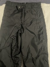 Obermeyer Snow Ski Pants Men s S Microshed Waterproof Black Zip Legs Mesh Lined
