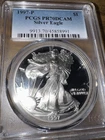1997P Proof American Silver Eagle PCGS DCAM , Problem free white coin!