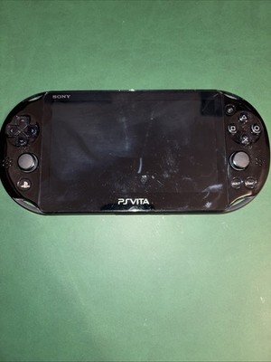 Sony Playstation Vita PS Vita PCH-2001 Handheld Game System Black TESTED w Case