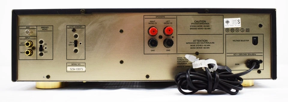 HARMAN / KARDON Stereo Amplifier / Endstufe PA-2200 252123 - Bild 3 von 4