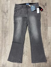 Inseam 30" Democracy "Ab" solution Itty Bitty BOOTCUT Gray Denim size 10P