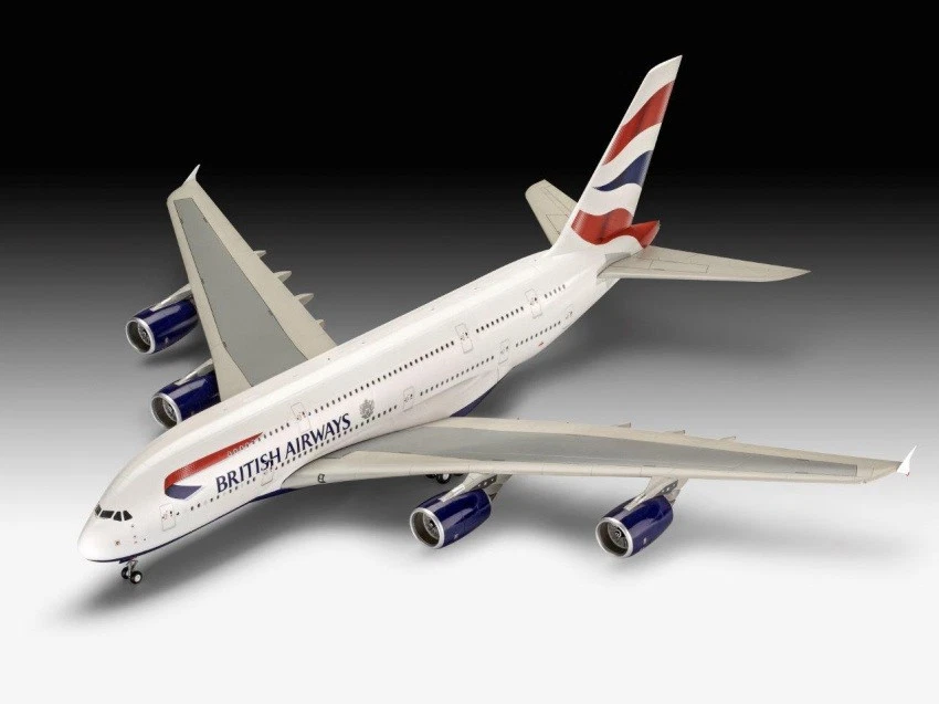 Modello Aereo British A380 In Metallio Pressofuso – Scala 1:400, Lunghezza 16 Cm, Collezionismo, Regalo Appassionati