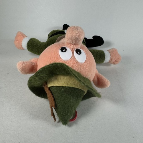 Stuffins Vintage Plush Boss Elf Rudolph Character Green 9" 1999 Stuffed Animal - Picture 5 of 13