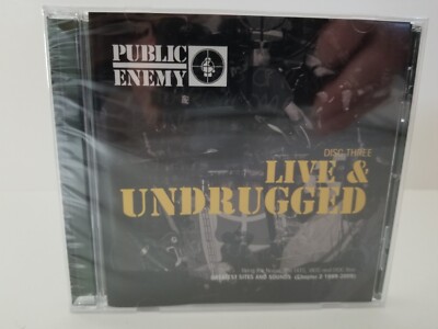 PUBLIC ENEMY Greatest Sites and Sounds Disc 3 ''LIVE & UNDRUGGED'' NEW/SEALED