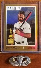 Jorge Alfaro 2019 Topps Heritage High Number Gold Refractor (THC-527) #1/5.