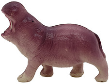 Vintage Celluloid Hippopotamus Toy Figure Made in Occupied Japan
