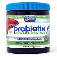 New Life Spectrum Probiotix Medium Pellet 150g Natural Probiotic Diet Fish Food