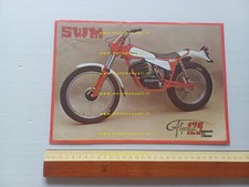 SWM TL 125 Alpaca Trial 1979 depliant italiano originale