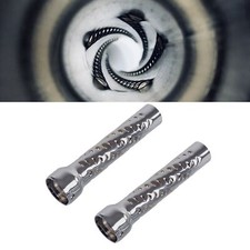 Quiet Drag Pipe Baffles For 2.0 Inch Fishtail Exhaust Pipes Or Drag Pipes New