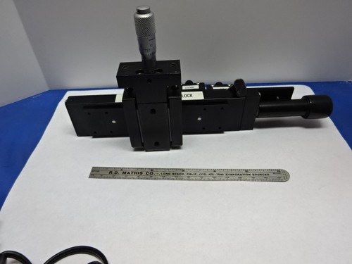 OPTICAL FIBER OPTICS FIXTURE RETICLE + MITUTOYO MICROMETER OPTICS AS IS #84-36 - Picture 5 of 11