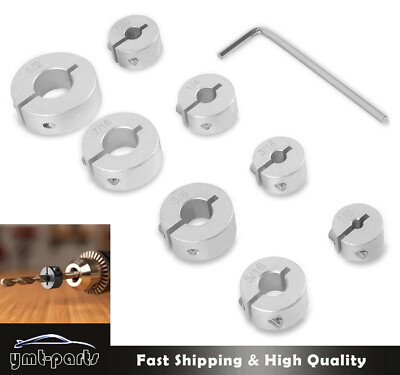 Stop Collar Set Drill Bit Depth Stop Split Ring Set Included Drill Bit Holder