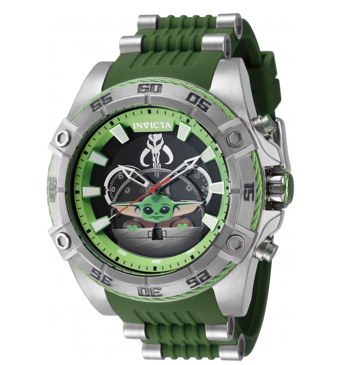 Invicta Star Wars The Child Men's 52mm Baby Yoda Limited Ed Chrono Watch 41212