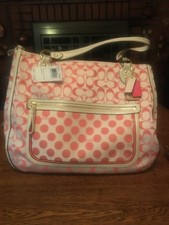 NWT Coach Large Tote. Color Peach