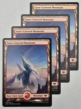 MTG Snow-Covered Land Playset (x4 Cards) Pick a Color! Modern Horizons 1 NM-LP
