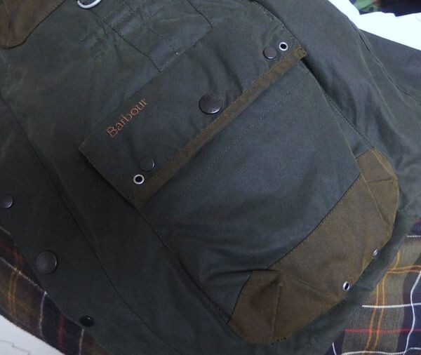 Barbour Tokito Men's Tokihito Yoshida Military Wax Jacket Beacon S Dark Khaki image 6