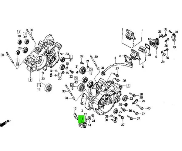Elevador de embrague Honda CR125R 22810-KS6-700 genuino JDM 1987-2007 Foto 2 de 2