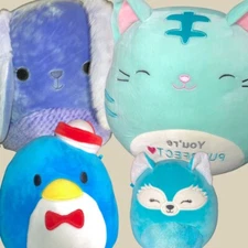 Squishmallows 4 plushies bundle cute nice gift