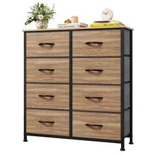 Cajonera De Tela Comoda Con 8 Cajones Para Ropa Habitacion Moderna En Oferta New