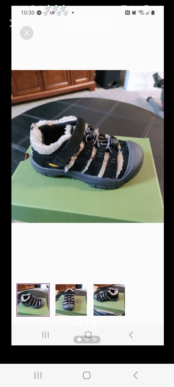 Sneakers da bambino Keen Toddler taglia 12