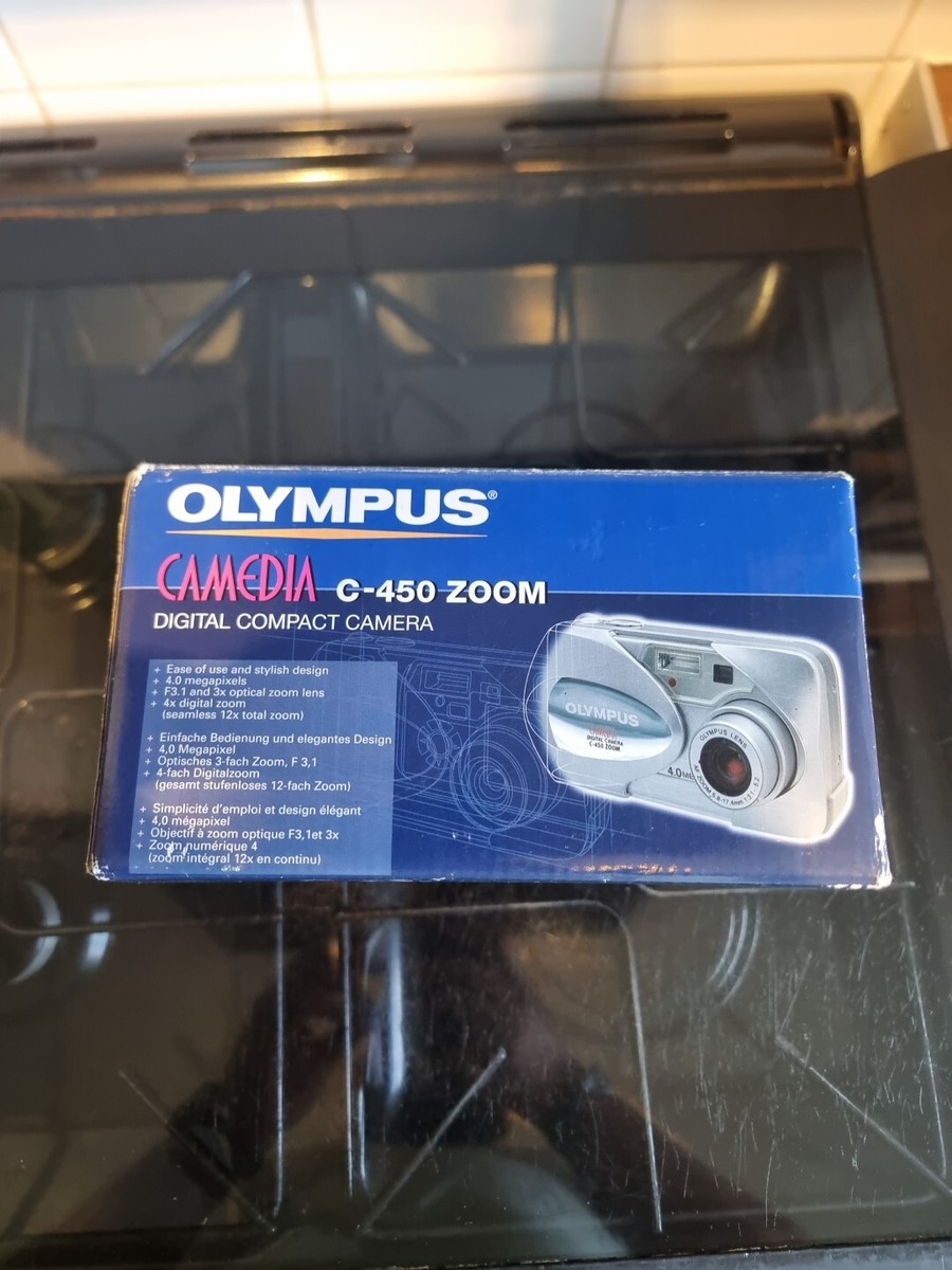 Olympus CAMEDIA 450 Zoom 4.0MP Digital Camera - Silver for sale