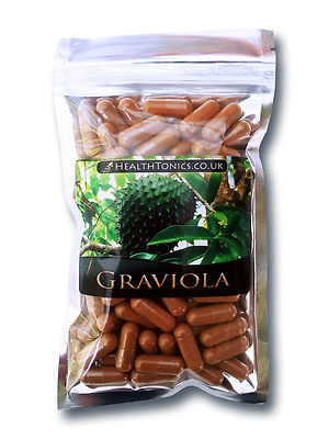 Graviola Extrakt ( 4:1 entspricht 1.600mg ) Vegetarische Kapseln