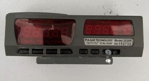 Pulsar Taxi Meter 2030R Device w/Receipt Only Good Condition Fast Ship - 第 1/6 張圖片