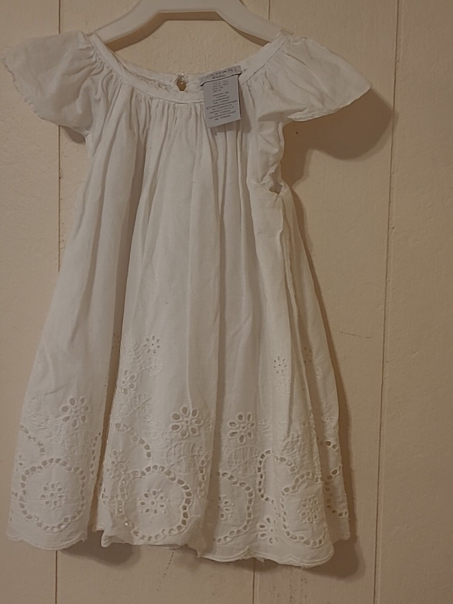 Eyelet Tahari Baby White Dress Petit Confection Toddler's Eyelet