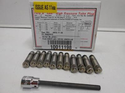#ad JNT 550 570 TORQ N#x27; SEAL HIGH PRESSURE TUBE PLUG TORQUE 300 1 4quot; HEX $83.87