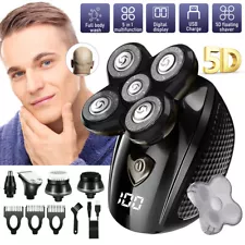 5D Electric Shaver Trimmer Razor Rechargeable Hair Beard Shaving Machine For Men