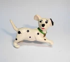 Figurine 101 Dalmatians Jim 60's Walking Puppy Green Collar