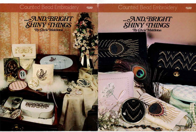 Bright Shiny Things Counted Bead Embroidery Cross Stitch Pattern Booklet 1983